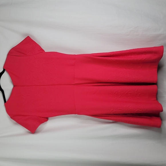 Just Taylor dark salmon pink dress sz 1w NWT - Picture 3 of 11